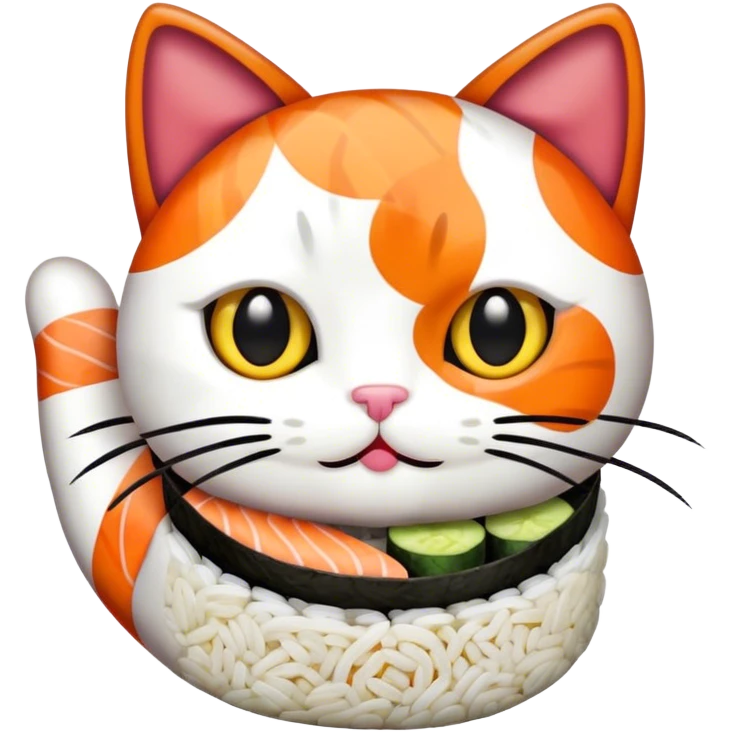 Cat sushi  emoji
