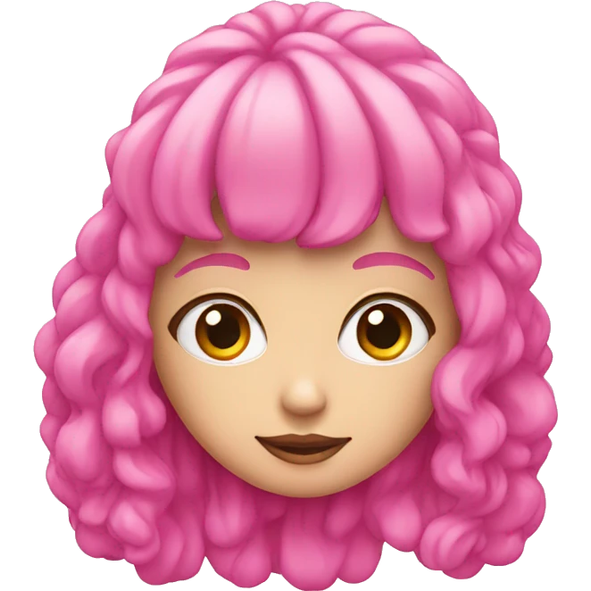 Pink emoji
