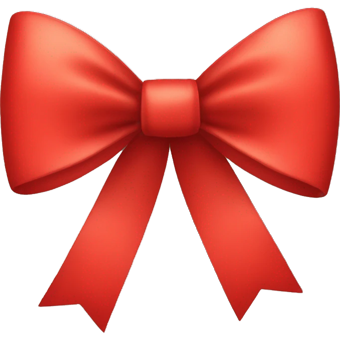 red bow emoji