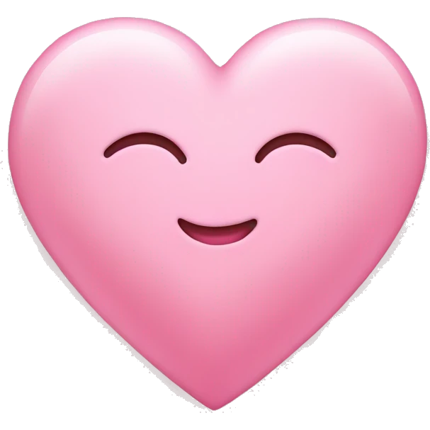 Baby pink love heart  emoji