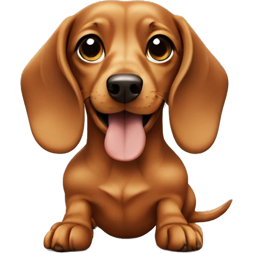 dachshund Fendi emoji