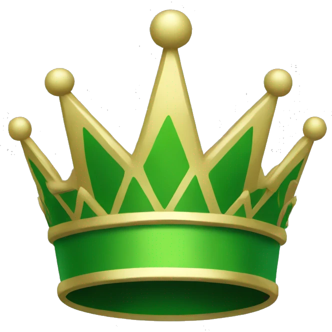 green crown emoji