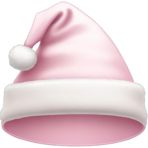 Light pink Santa hat emoji