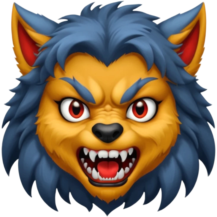 girl werewolf emoji