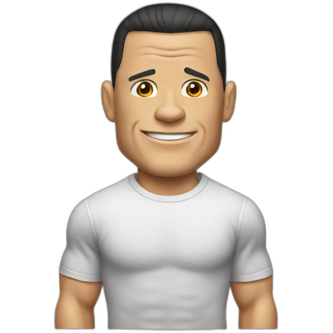 John Cena, shirt emoji