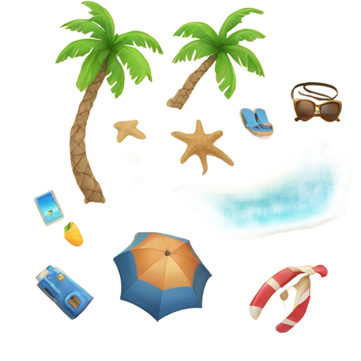 Beach emoji