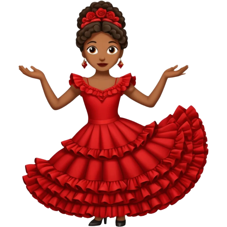 Flamenco dancer emoji