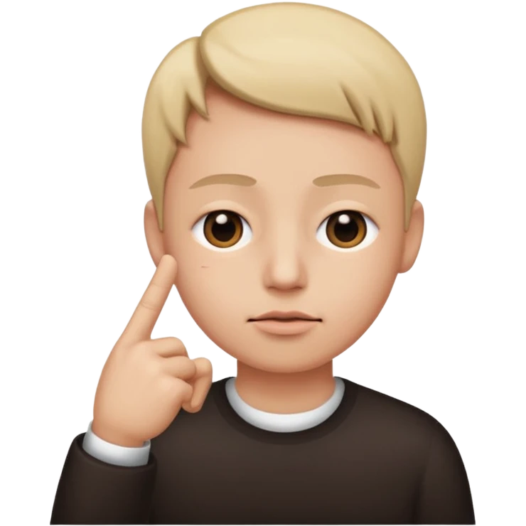 Hand pointing at someone, one eye closed  emoji