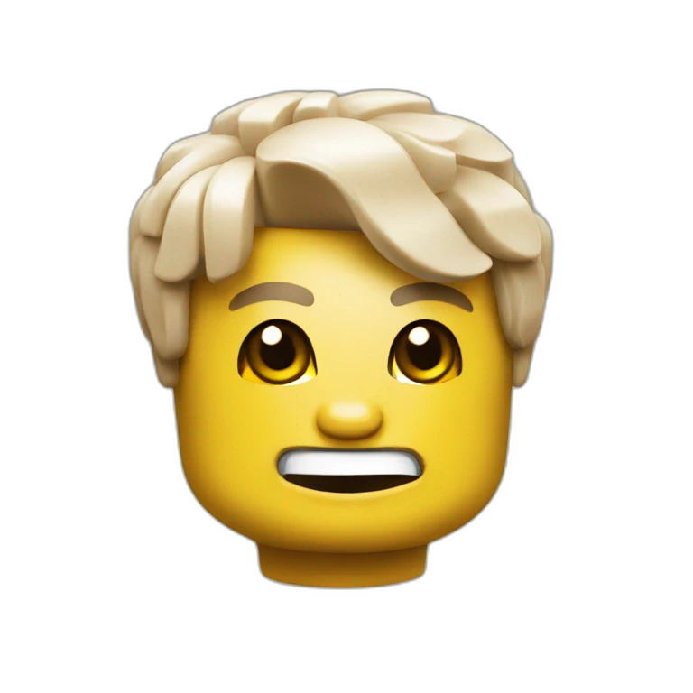 Lego face emoji