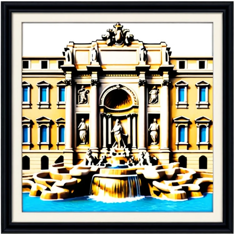 Trevi Fountain emoji