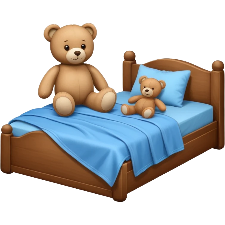 bed for kid emoji