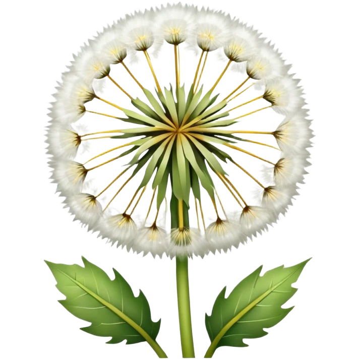 Dandelion flower emoji in white colour looks aesthetic edit better different styles types  emoji