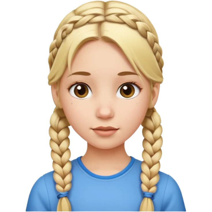 braided pig blonde emoji
