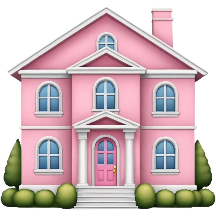 Imóveis rosa emoji