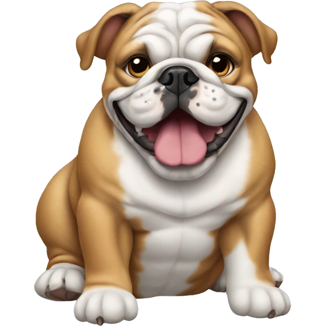 English bulldog  emoji