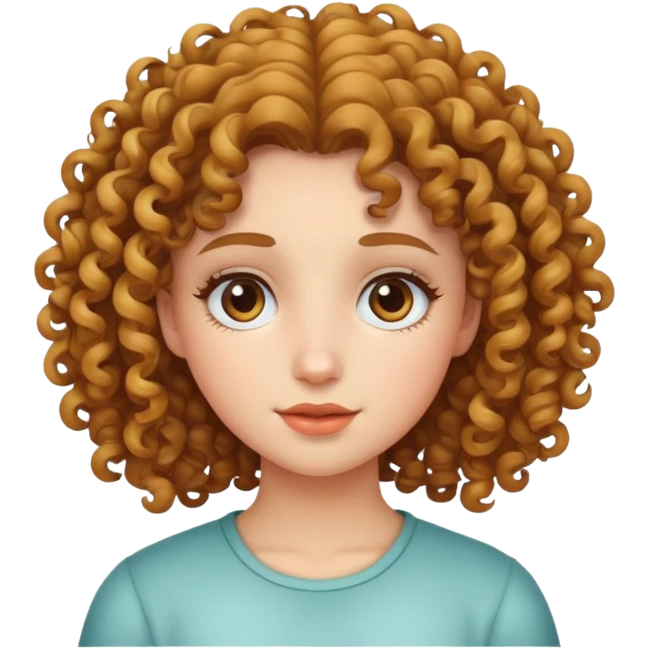 ragazza riccia  emoji