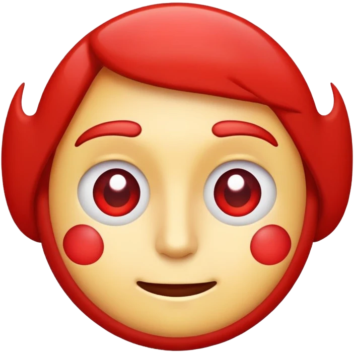 Redface  emoji