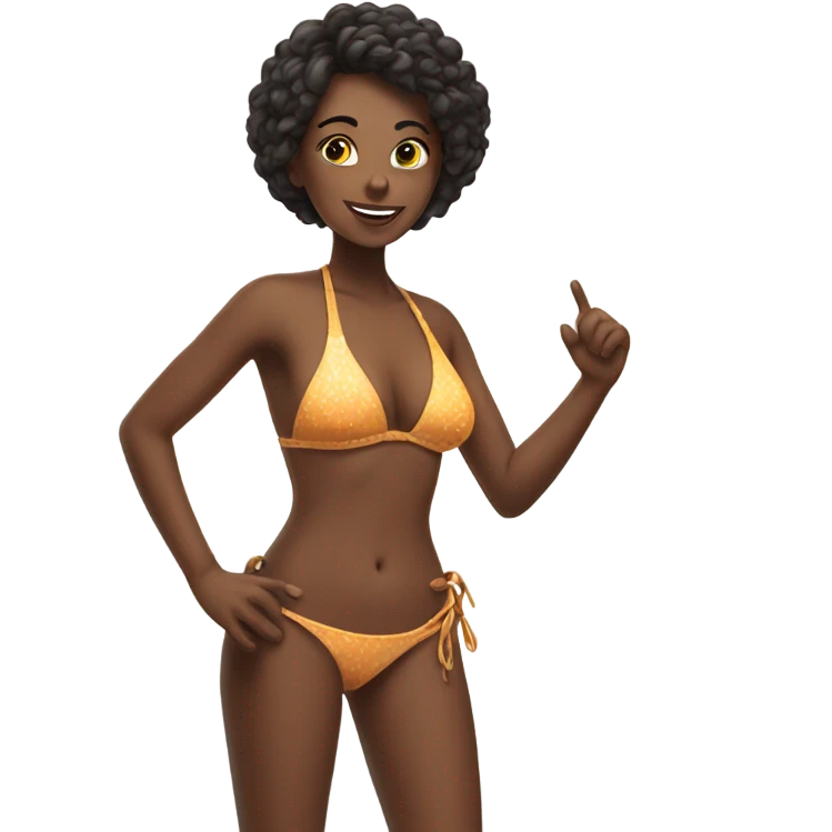 Woman bikini emoji