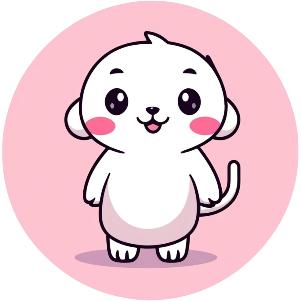 Textbox cute pink emoji