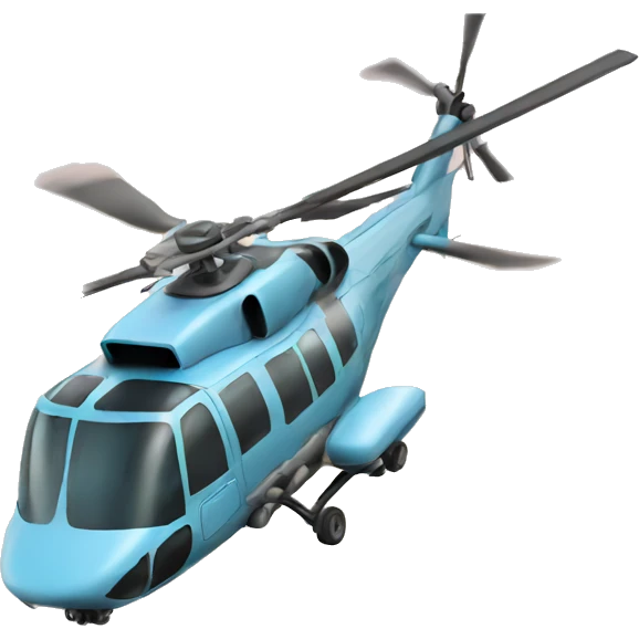 helicopter emoji