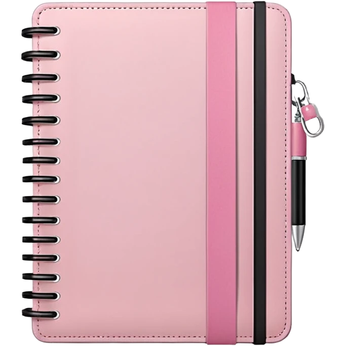 Light pink notebook planner emoji