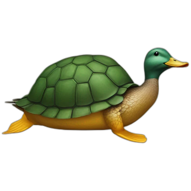 duck turtle emoji