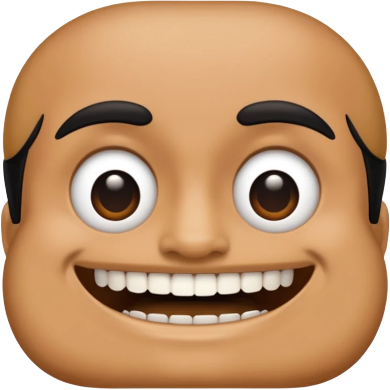 Person with something black in their teeth. emoji