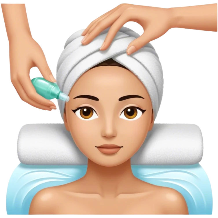 Spa day facial emoji
