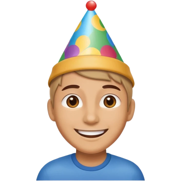 Plane Birthday cap  emoji