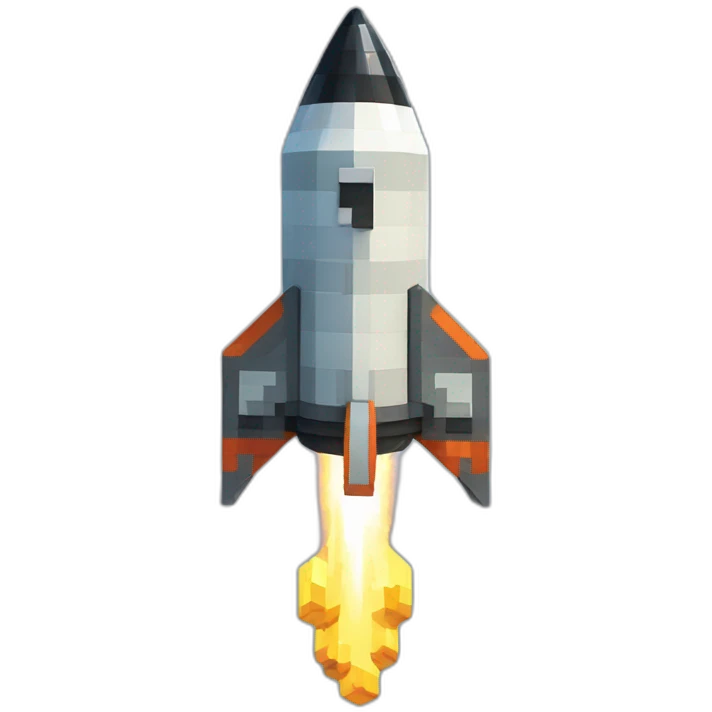 minecraft space rocket emoji