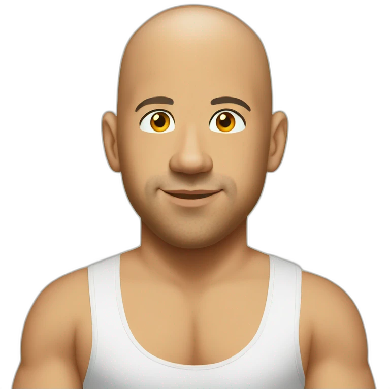 Vin diesel in tanktop emoji