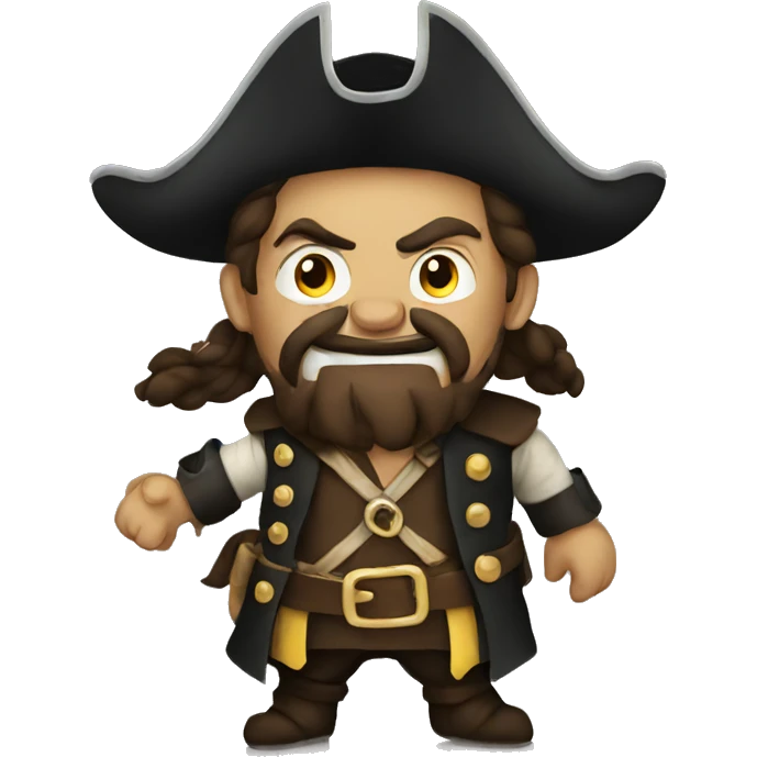 evil pirate emoji