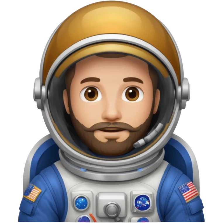 astronaut with beard emoji