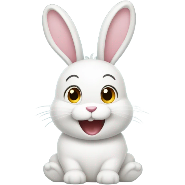 very happy bunny emoji