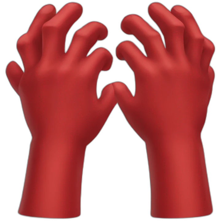 red knuckles emoji