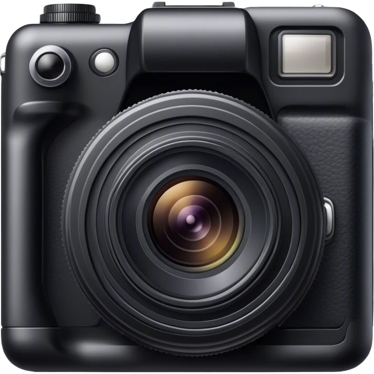 professional digital camera black emoji