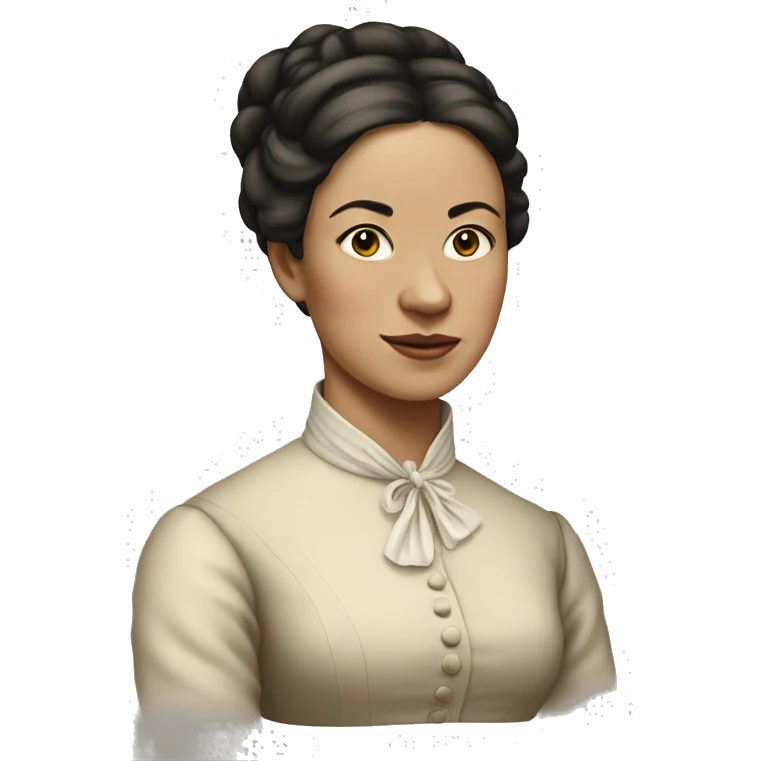 19th century yang white woman emoji
