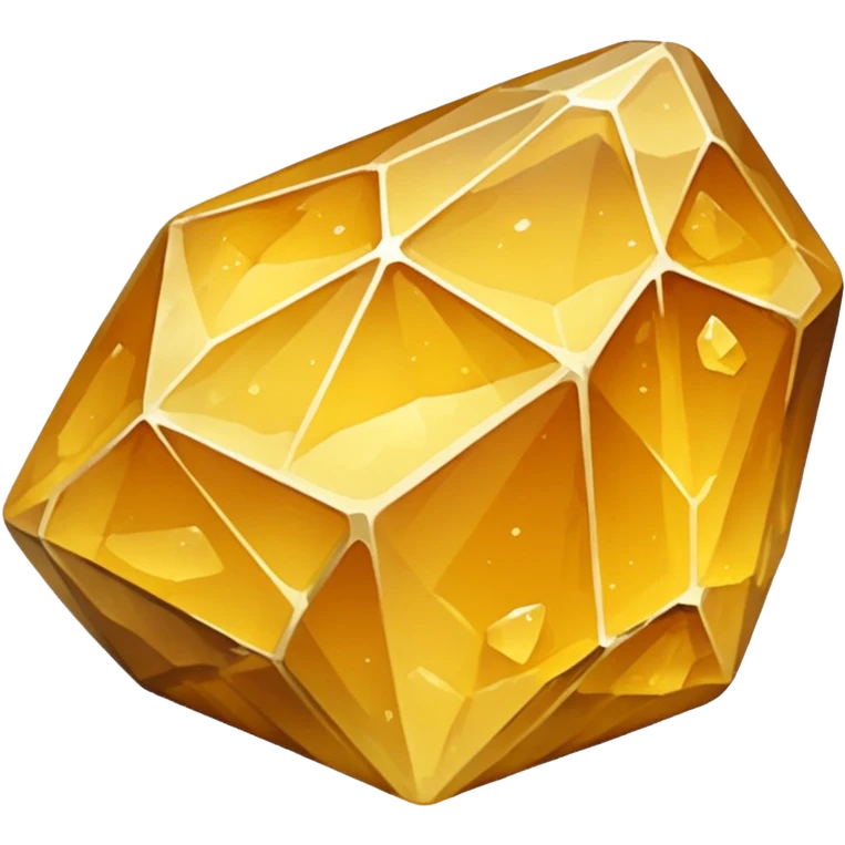 Salt rock a yellowish color emoji