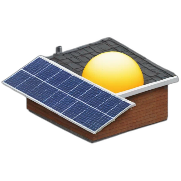 Solar roof emoji