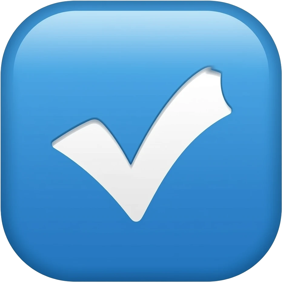 علامة توثيق انسجرام زرقاء emoji