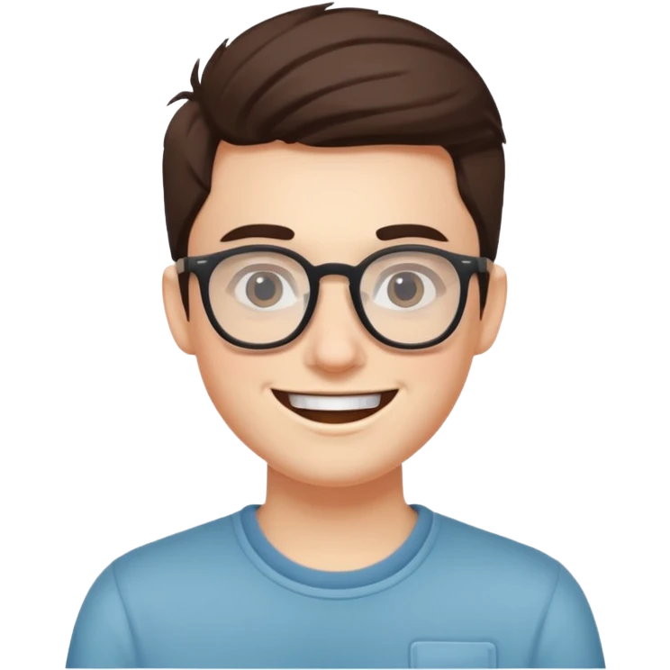 hipster eyeglass emoji