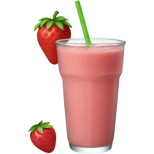 Licuado de frutilla emoji
