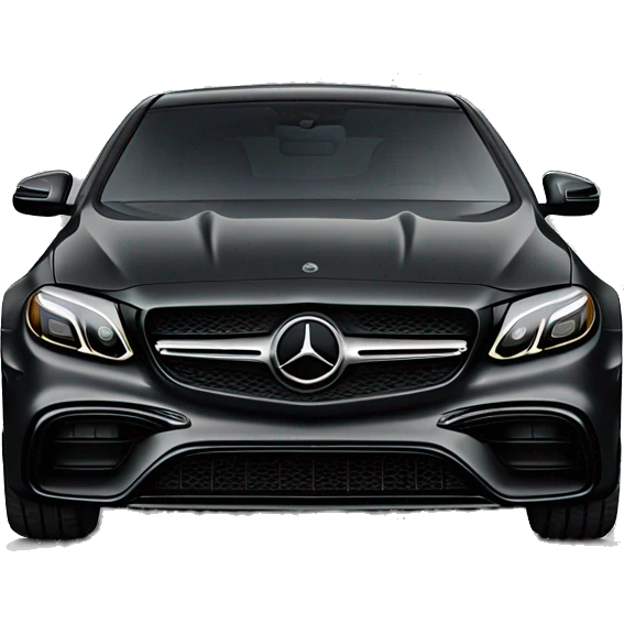 Mercedes e63s 2019 matt black emoji