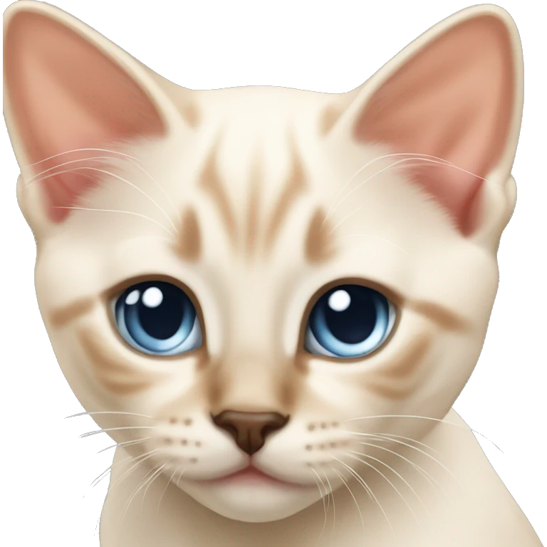 Flame point Siamese kitten  emoji
