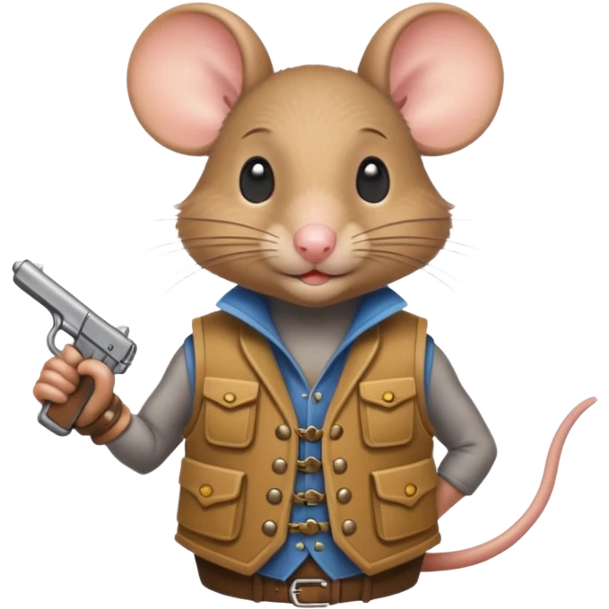 🐁🔫 belico emoji