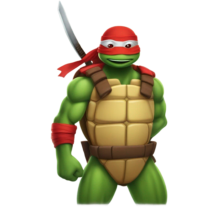 Ninja turtle red emoji