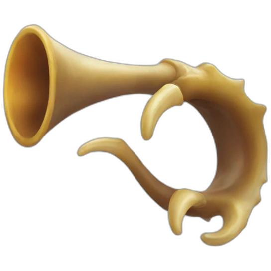 prong horn emoji