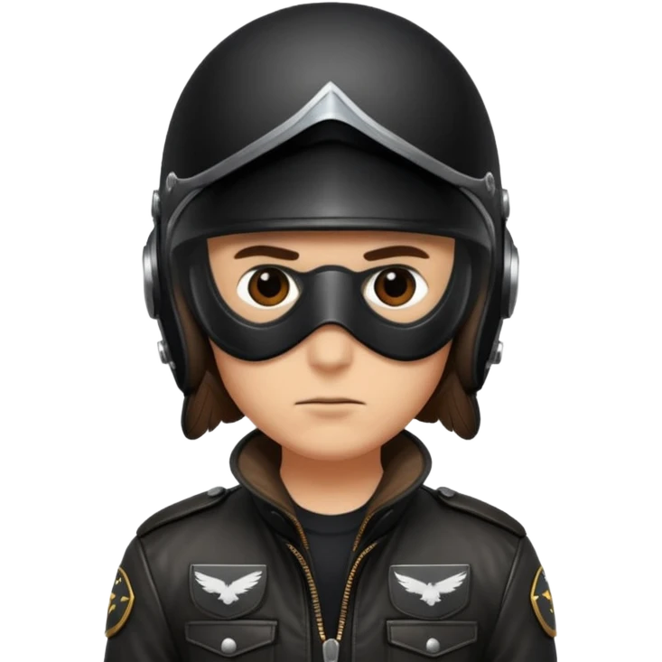 Crow pilot emoji