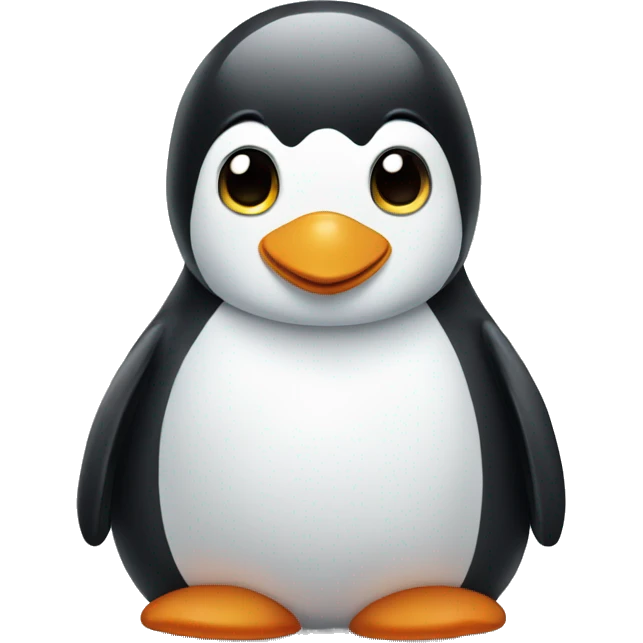 Cute penguin emoji