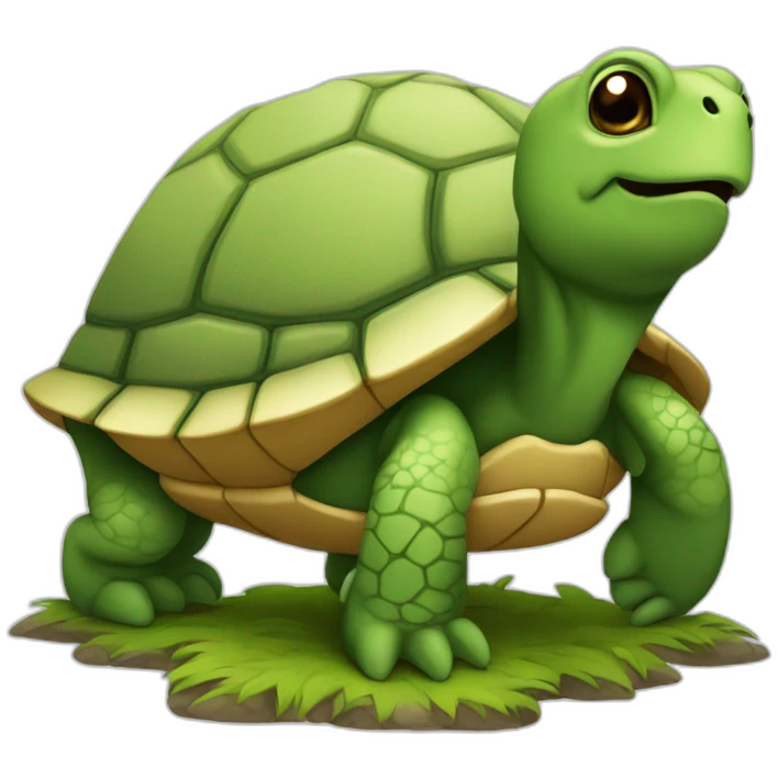 Tortue à l'envers emoji